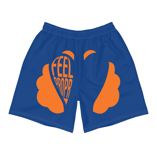 Feel Propr Classic Blue & Orange Colorway Men's Athletic Shorts