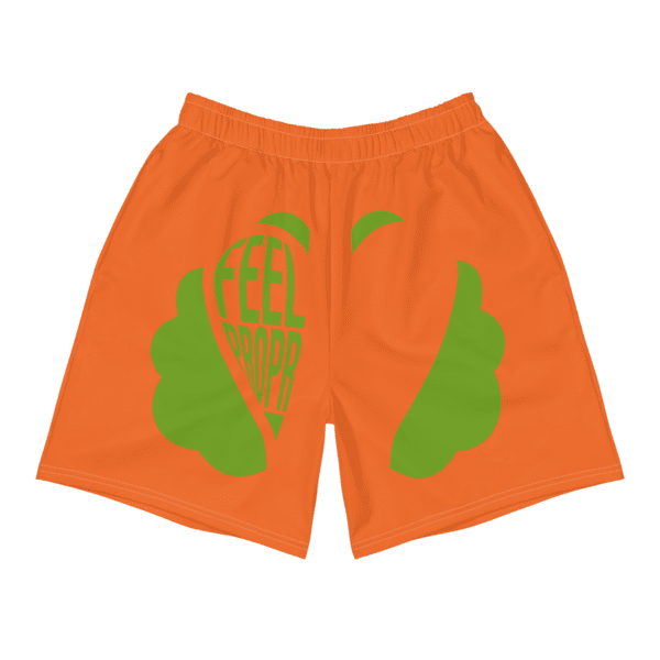 Feel Propr Classic Orange & Green Colorway Men's Athletic Shorts