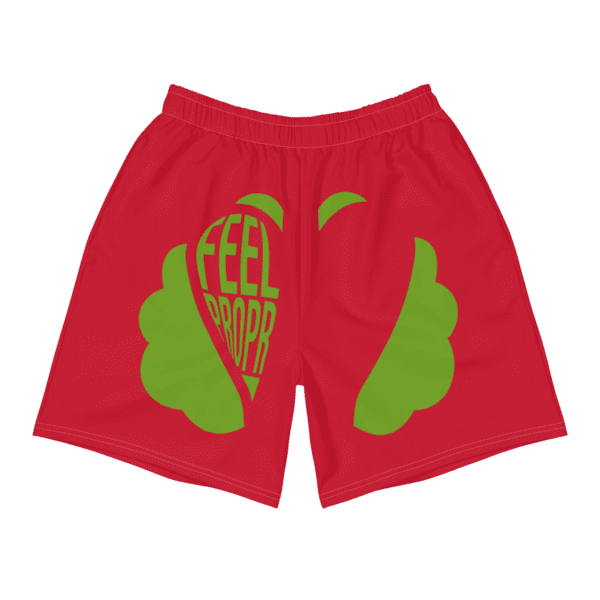 Feel Propr Classic Red & Green Colorway Men's Athletic Shorts