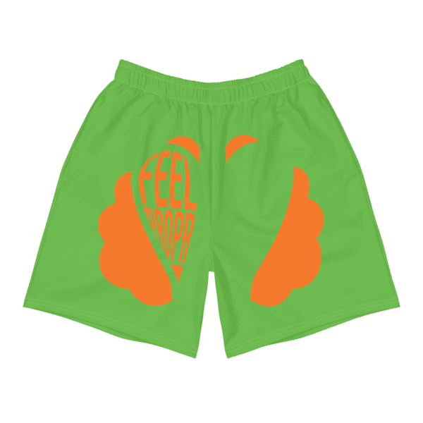 Feel Propr Classing Green & Orange Colorway Men's Athletic Shorts